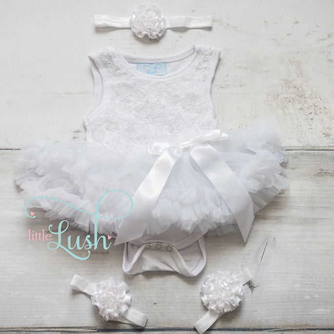 ROSETTE TUTU DRESS LITTLE LUSH BOUTIQUE