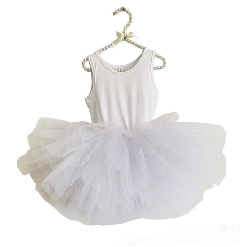 Tutu Dress-White